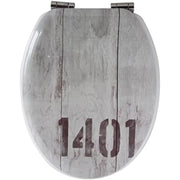 Gelco 6124613 industriale sedile wc stile industriale mdf grig
