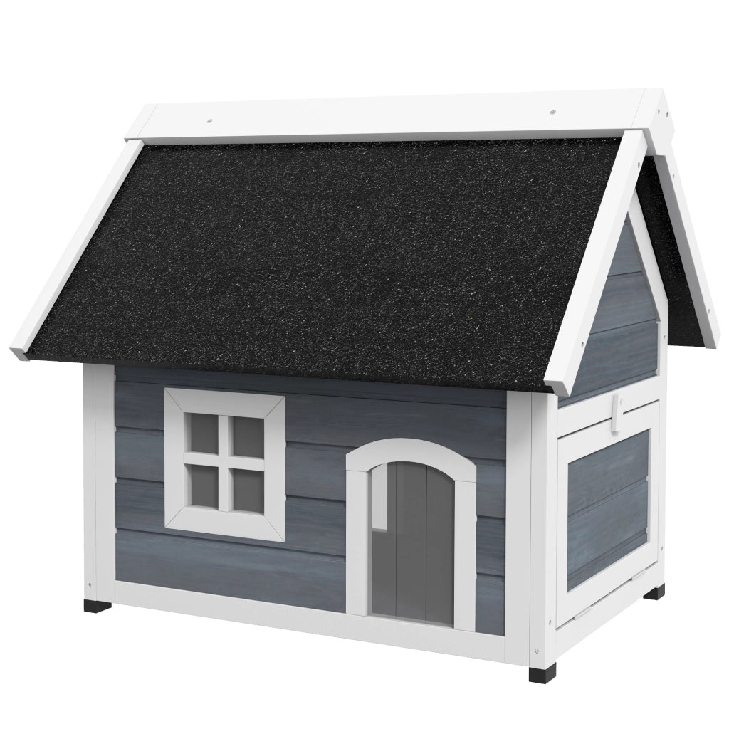 Casetta per Gatti ¨C zephmum ¨C Grigio/Bianco/Nero 77x57.5x68cm