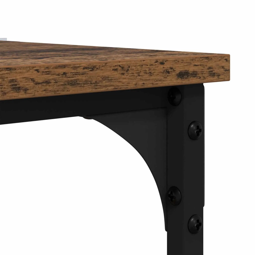 Tavolo laterale Legno vecchio 40 x 30 x 75 cm Legno multistrato