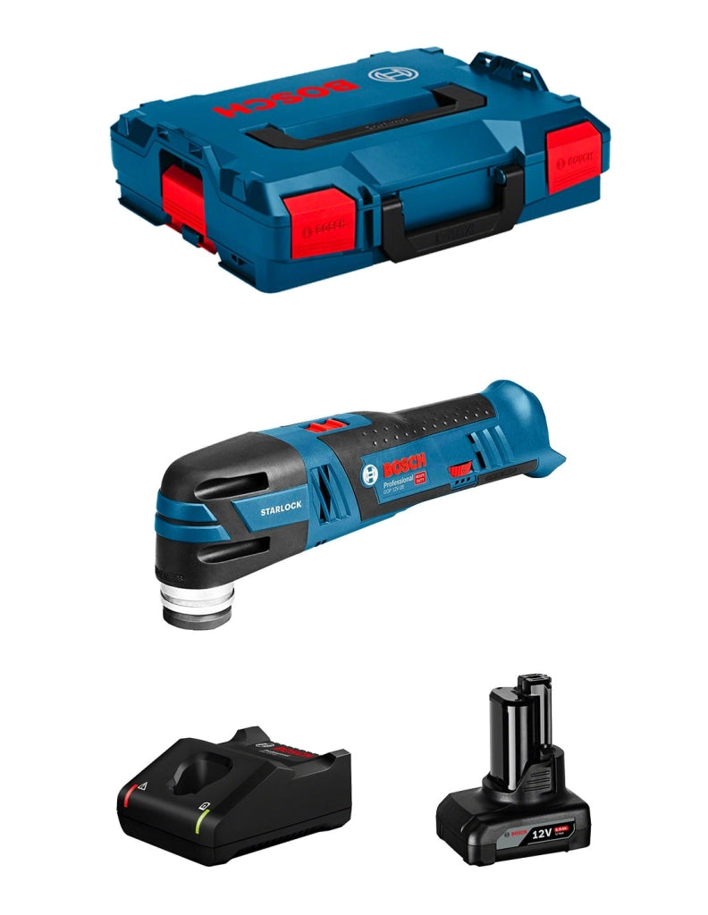 Utensile Multifunzione BOSCH GOP 12V-28 (1 x 6,0 Ah + GAL12V-40 + L-Boxx 102)