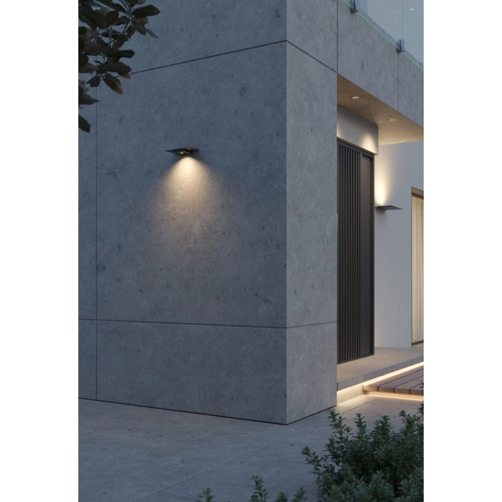 Mini Pla Bianca - Applique a led da muro 20W CCT Switch 2700K/3200K/4000K in alluminio, Luce murale verso l'alto - Beneito & Faure