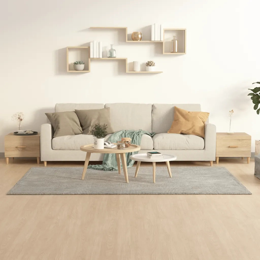 Tavolini Salotto 2pz Rovere Sonoma 50x50x40cm Legno Multistrato 812715