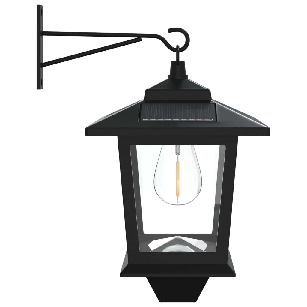 Lampada da Muro with LED Bulb 2 pz Nero 19 x 14 x 25 cm 42042689