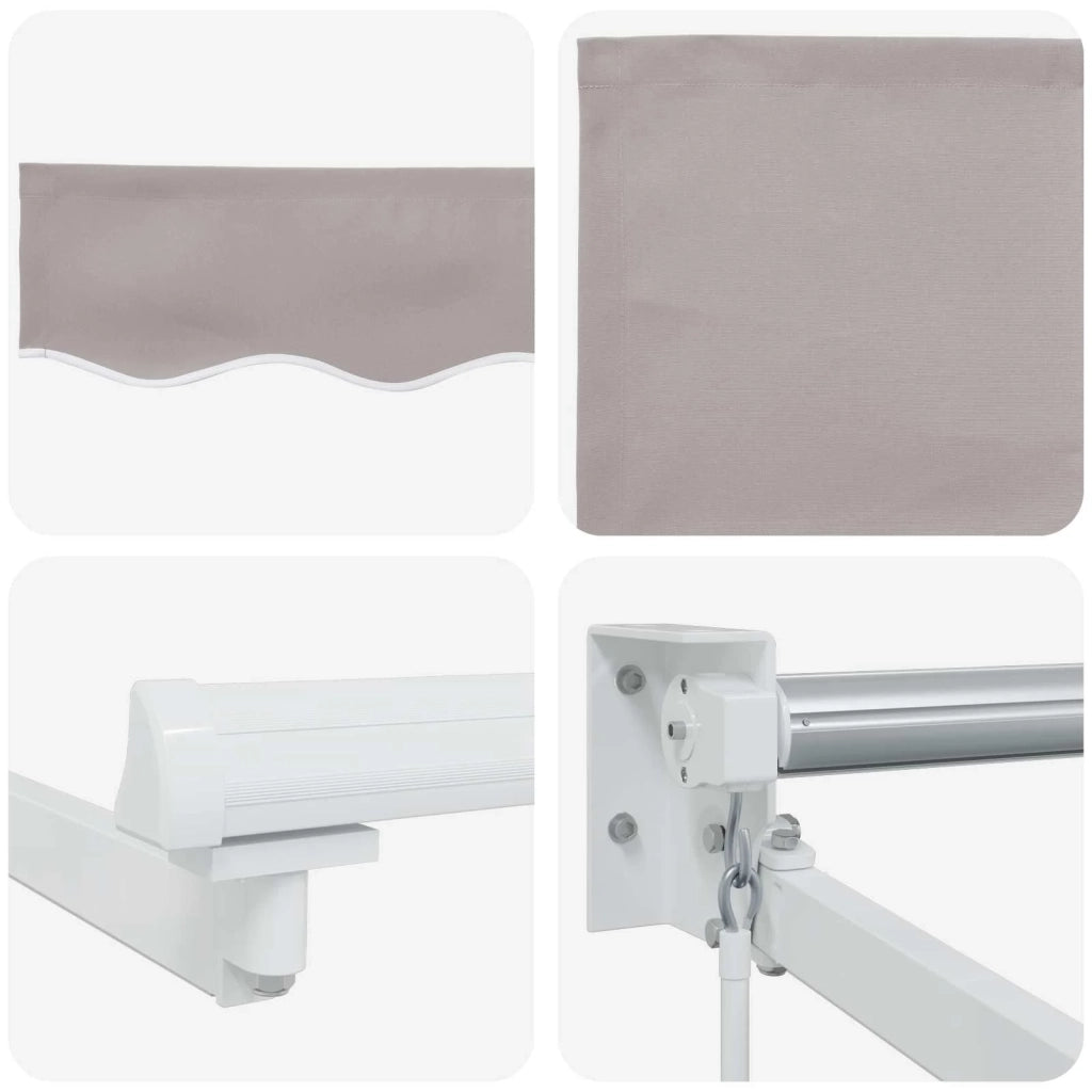 Tenda da Sole | Tenda retrattile manuale con LED 3 x 2,5 m