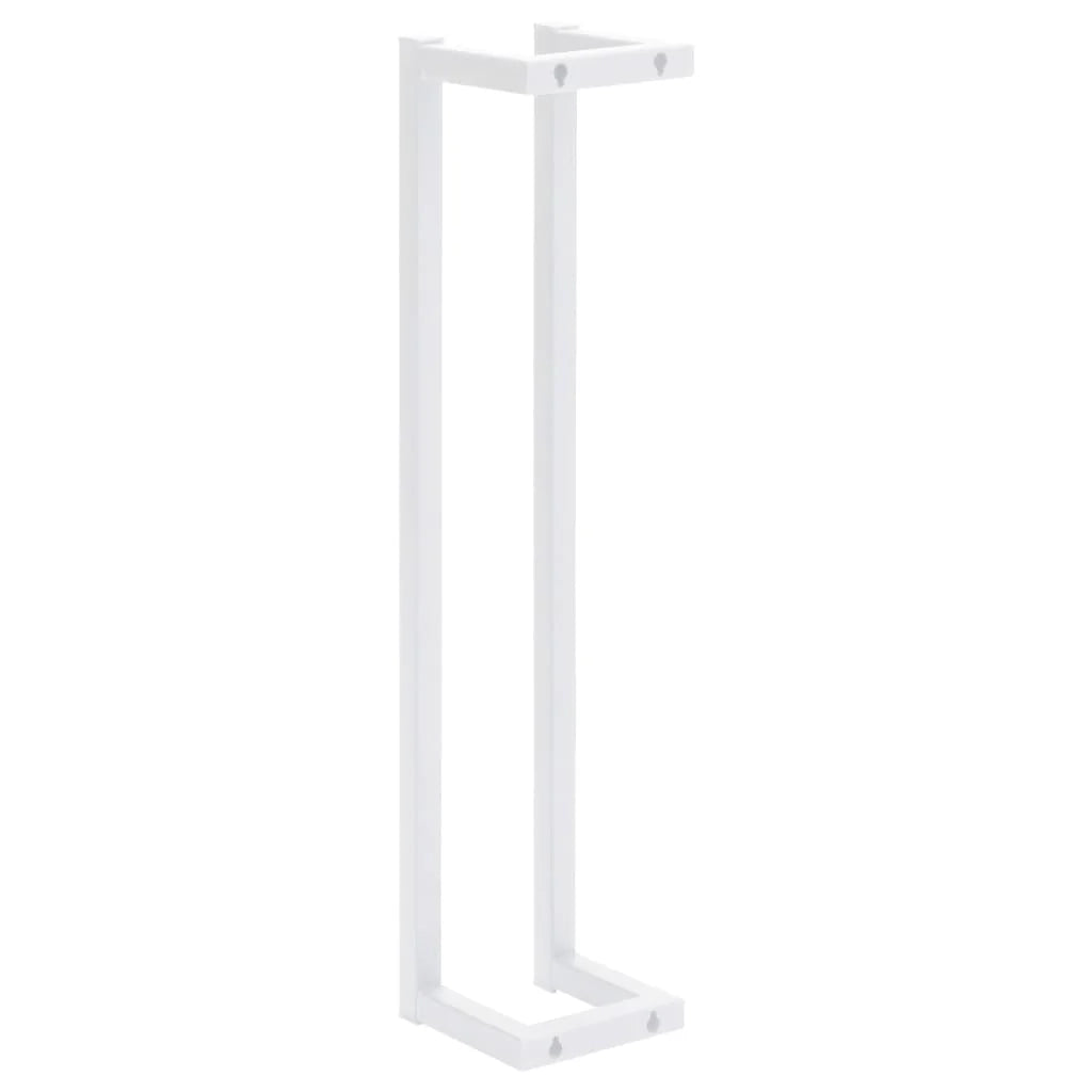 Portasciugamani da bagno per asciugamani piegati 60 cm acciaio bianco 02_0001636