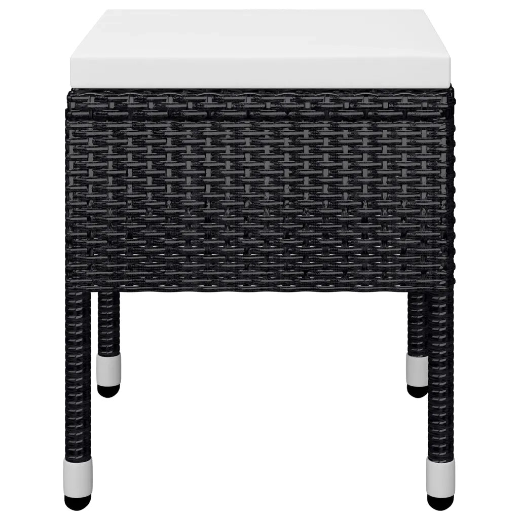 Set Mobili da Pranzo per Giardino 5 pz Nero 3072121