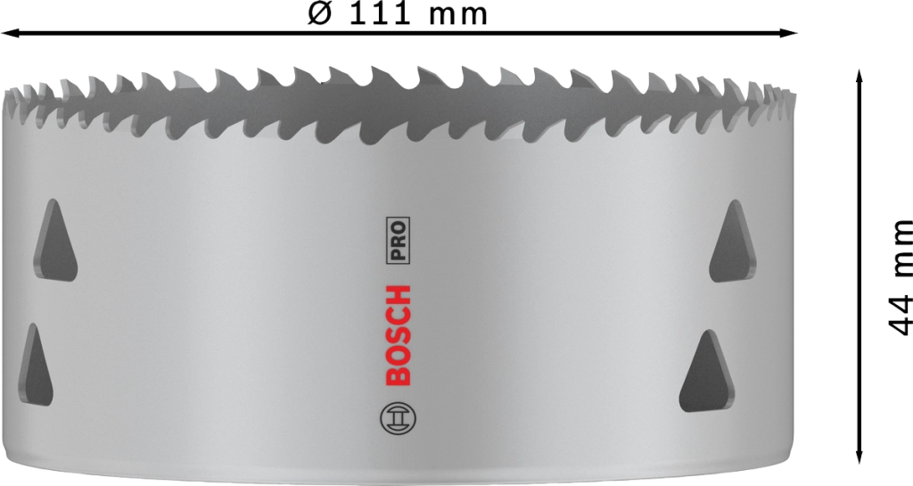 SEGA A TAZZA MULTIMATERIALE BOSCH PRO diametro 111 mm 2608901537