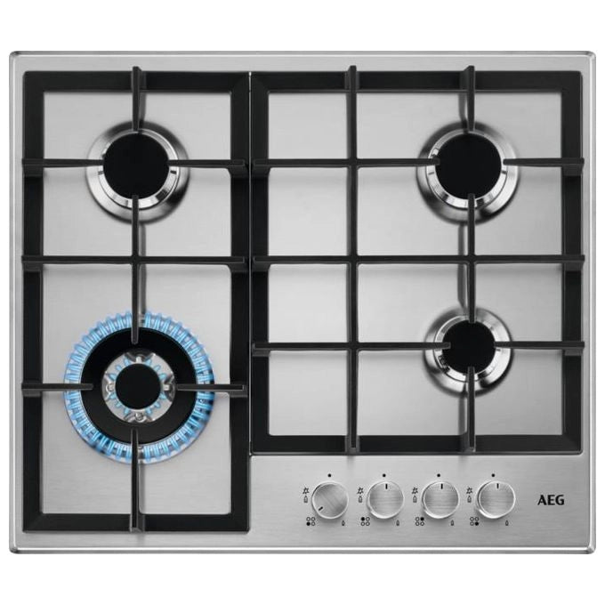 AEG PIANO GAS COMANDI FRONTALI 60 CM HGB64400SM