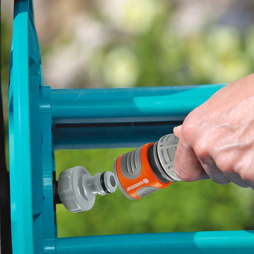 Gardena 8009 avvolgitubo da parete con tubo ed accessori da metri 20