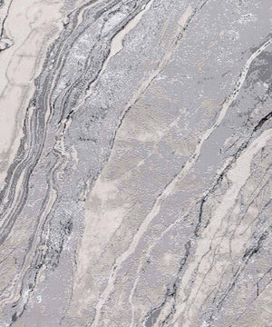 Tappeto NEVADA 9224 grigio design moderno effetto marmo cm.160x230