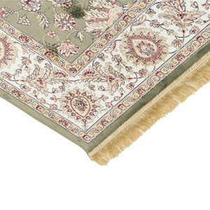 Tappeto RUBINE 492 Ziegler VERDE design tradizionale classico stile persiano orientale cm.140x190. Tappeto salotto, soggiorno, camera da letto, ingresso, corridoio.