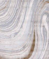 Tappeto NEVADA 9223 grigio oro effetto marmo a onde moderno cm.160x230
