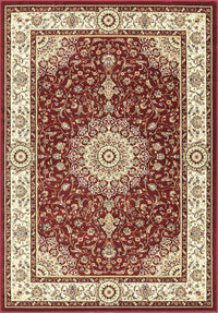 Tappeto BABIL disegno classico orientale colore rosso e crema cm.160x230