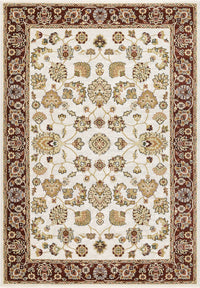 Tappeto BABIL disegno classico orientale colore crema e rosso cm.200x290