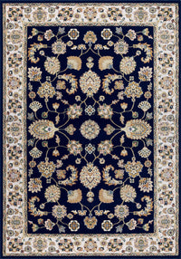 Tappeto BABIL disegno classico orientale colore blu e crema cm.200x290