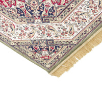 Tappeto RUBINE 317 Keshan VERDE motivo persiano orientale stile classico tradizionale cm.250x350. Tappeto salotto, soggiorno, camera da letto, ingresso, corridoio.