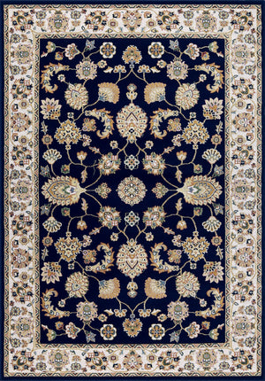 Tappeto BABIL cm.280x380 disegno classico orientale colore blu e crema