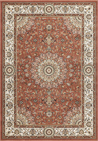 Tappeto BABIL disegno classico orientale colore rosa e crema cm.240x340