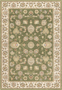 Tappeto BABIL disegno classico orientale colore verde e crema cm.240x340