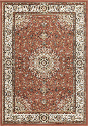 Tappeto BABIL disegno classico orientale colore rosa e crema cm.280x380