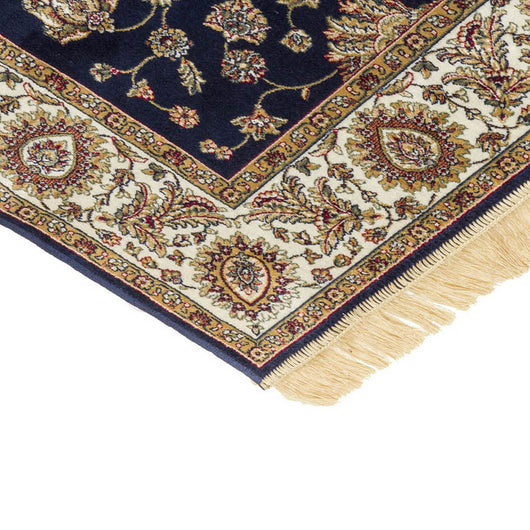 Tappeto RUBINE 492 Ziegler BLU design tradizionale classico stile persiano orientale cm.140x190. Tappeto salotto, soggiorno, camera da letto, ingresso, corridoio.