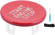 Pulsante di Avvio/Stop Rimpiazzo Diretto - Interruttore Rosso - Compatibile con 3 Serie G20/G05/X5/G06/X6/X7 - Impronta Acqua - Installazione Facile - Alta Qualità ABS - Pulsante di Avvio