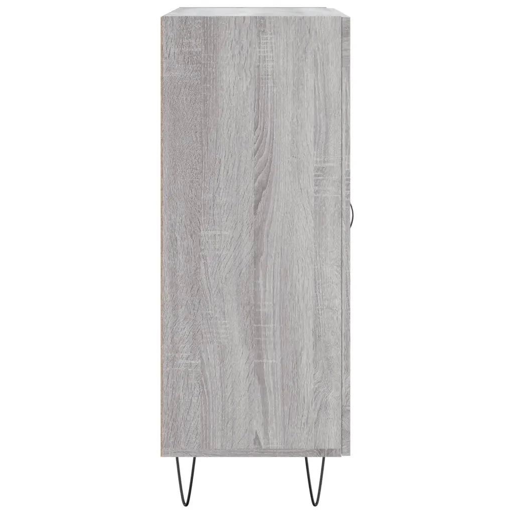 Credenza Grigio Sonoma 69,5x34x90 cm in Legno Multistrato 830258