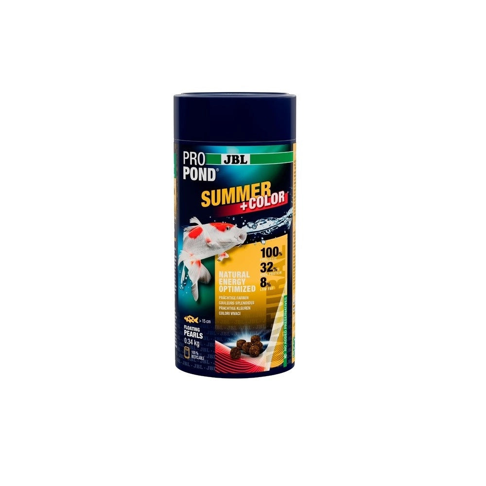 JBL ProPond Summer+Color - Mangime estivo per tutti i pesci da laghetto Formato: 340 gr