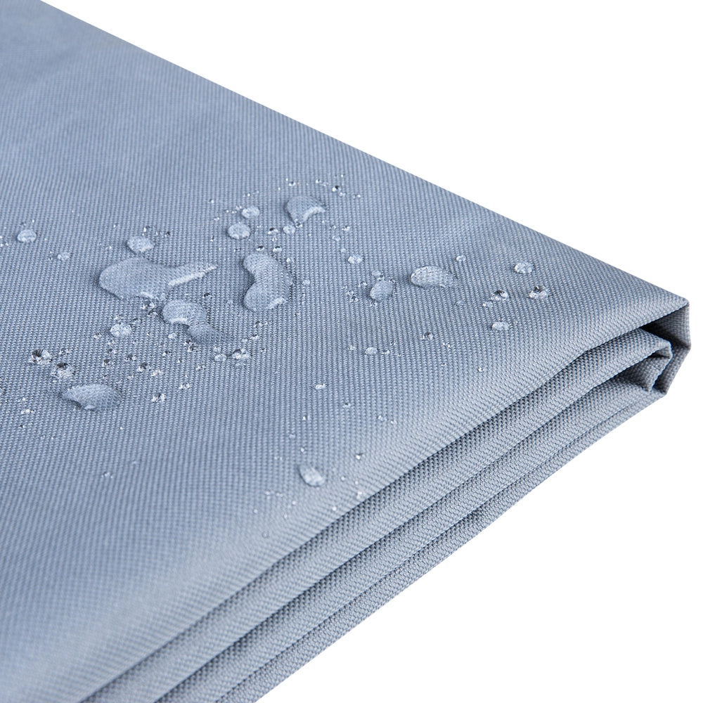 Copertura impermeabile per mobili da giardino Tessuto rivestito in PVC grigio 169 x 88 x 83 cm