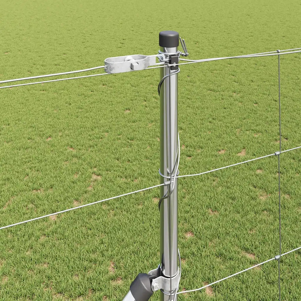 Palo della recinzione Zincato 25 x 1,5 m Acciaio