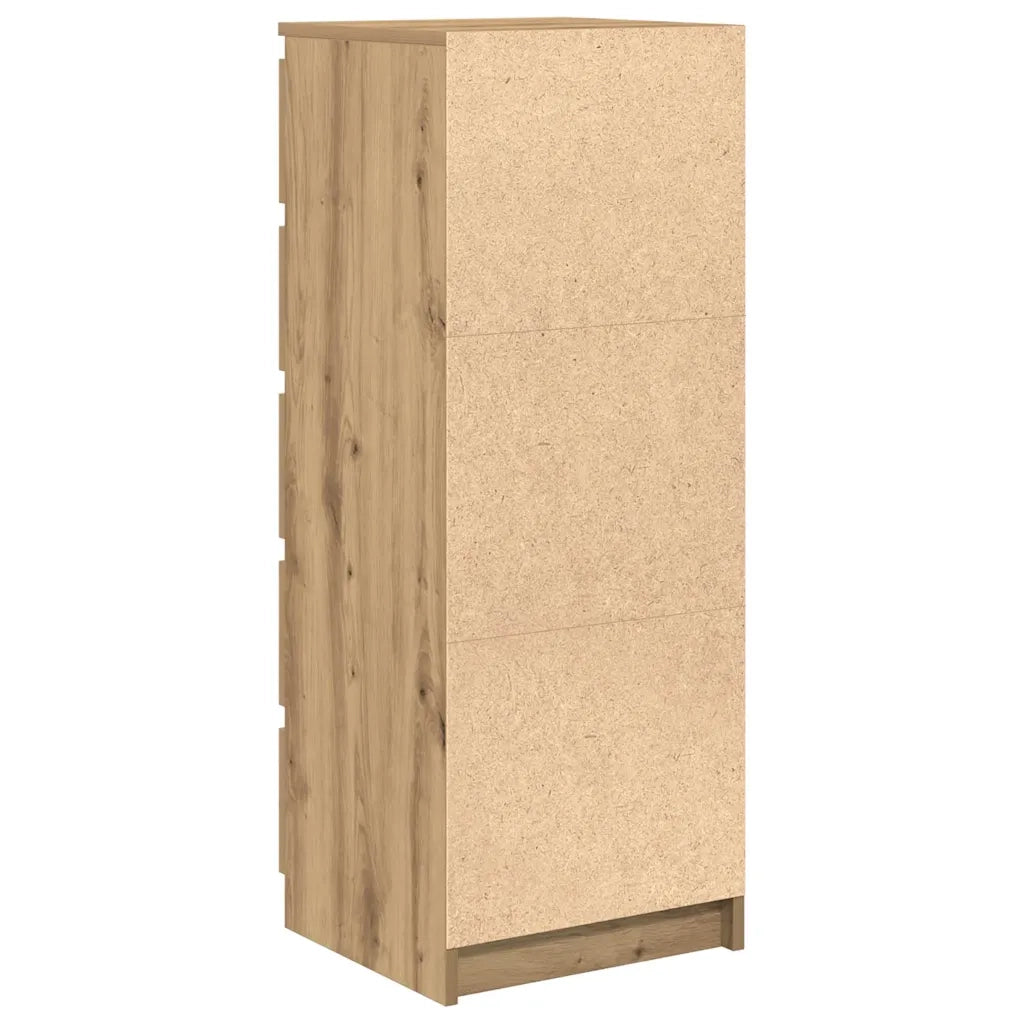 vidaXL Credenza con Cassetti Rovere Artigianale 37,5x35x99 cm