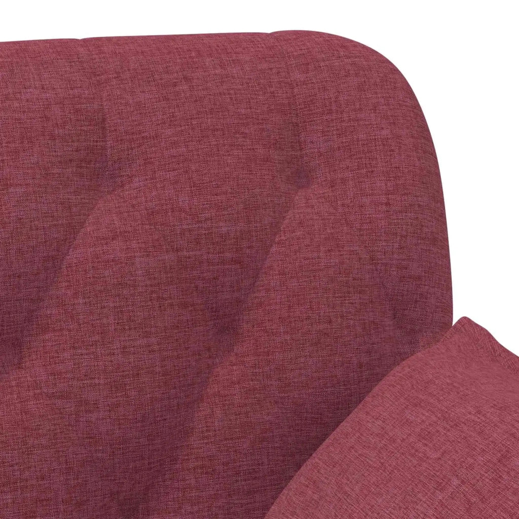 Loveseat con bottoni imbottiti Rosso Vino 111 x 68 x 80 cm 42041799