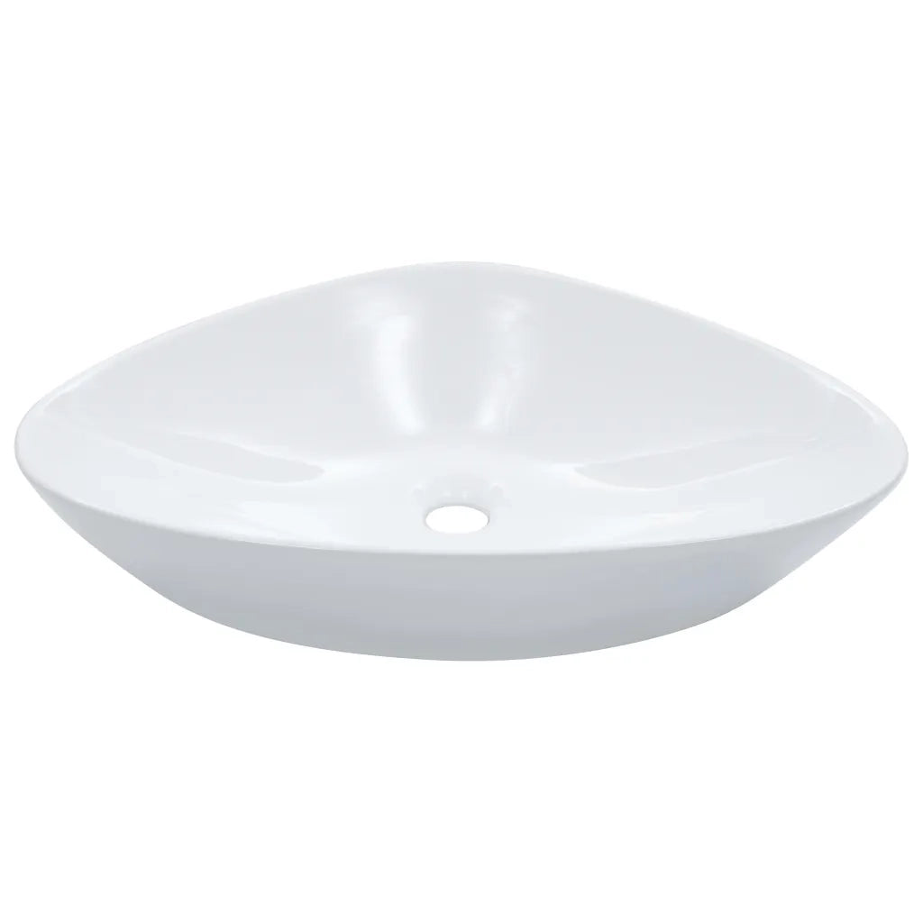 Lavandino 58,5x39x14 cm in Ceramica Bianco cod mxl 43206