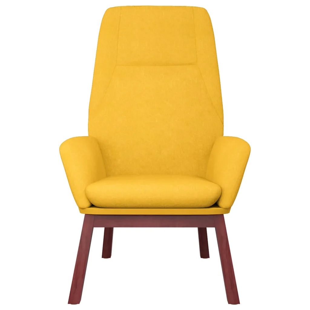 Poltrona Relax Giallo Senape in Tessuto 341390
