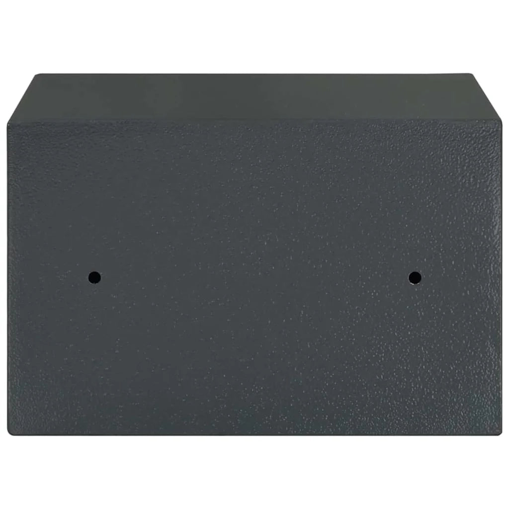 Cassaforte con blocco Grigio scuro 31 x 20 x 20 cm Acciaio CFW3827603