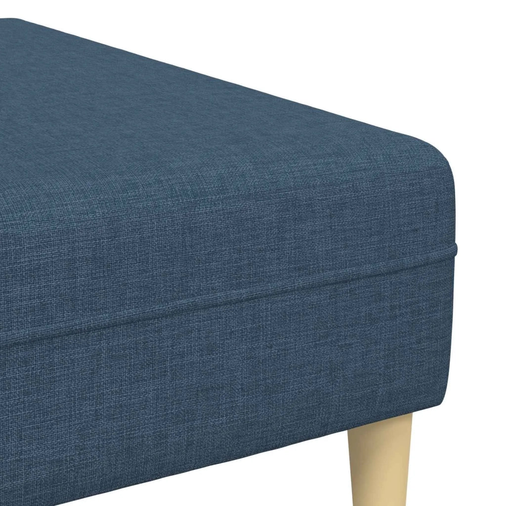 Divano con cuscino 3 pcs Blu Tessuto 3335169