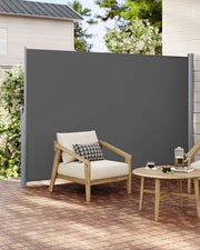Scheletro in alluminio - Telaio retrattile - Privacyschermo - Tela di poliestere impermeabile - Dimensioni 180 cm x 350 cm - Peso 11,1 kg