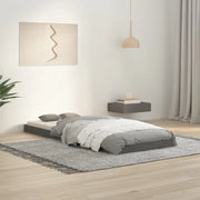 Giroletto Grigio 75x190cm Legno Massello Pino 2FT6 Small Single cod mxl 60784