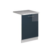 Vicco Pannello frontale della lavastoviglie Blu scuro lucido 60 cm , PL Marmo