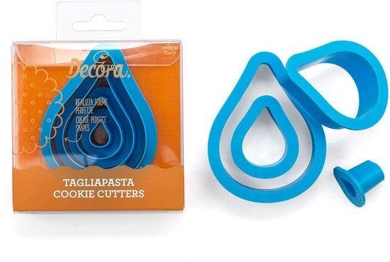 Set di stecchi per biscotti, 4 pezzi, 1,5-3,5-5,5-12 H2,2 cm