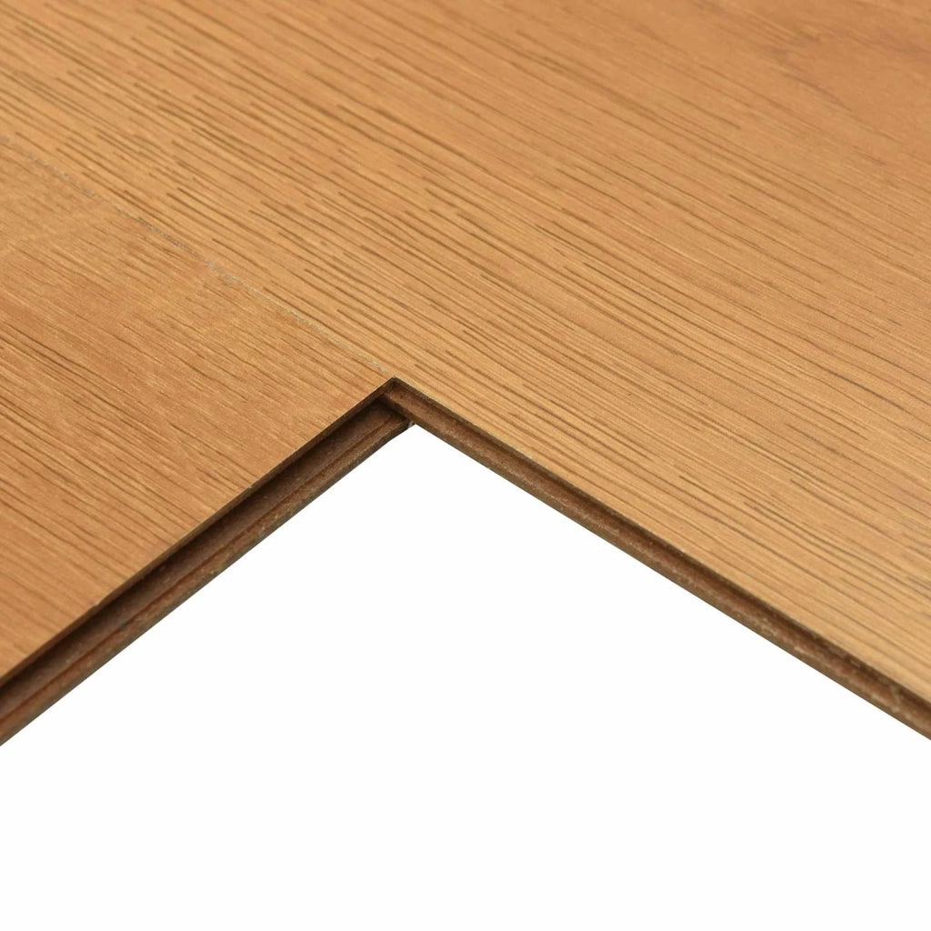 Pavimento in laminato 5 pcs Beige chiaro 101 x 20 x 0,8 cm 42034074