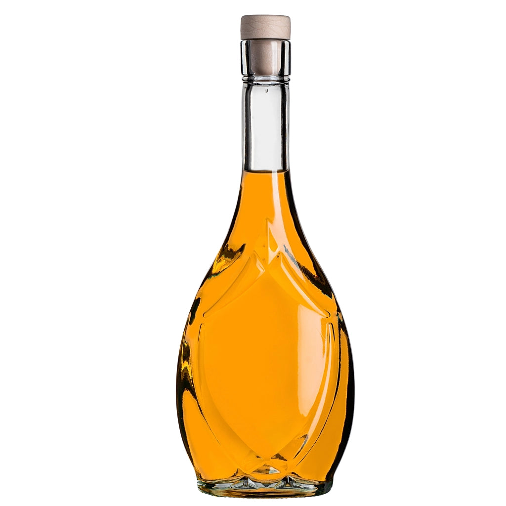 KADAX Icona Bottiglia in vetro da 500 ml (0,5 l) Bottiglie da vino 50 pezzi + tappo di sughero