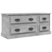 Mobile TV | Armadietto TV | Mobile Porta TV Grigio Cemento 100x35,5x45cm Legno Multistrato