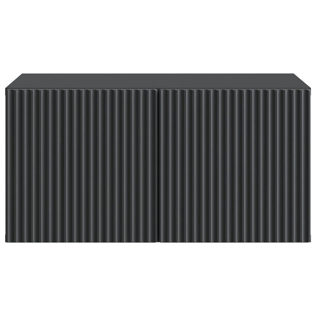 Mobile Porta TV da Muro Nero 59,5 x 41 x 30 cm 898506