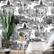 Carta da Parati Cactus Carta Vegana 250x200cm 5,5mq 