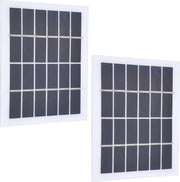 Pannelli Solari Caricabatterie 2 Pezzi 2W 6V - Caricabatterie Solari - Impianti per Autoveicoli Barche - Caricabatterie Solari Idrorepellenti - Escursioni Campeggio Emergenza.