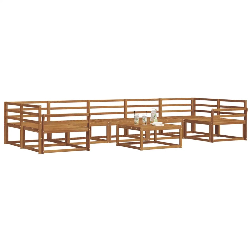 Set di divani da esterno 8 pcs Naturale 3367332