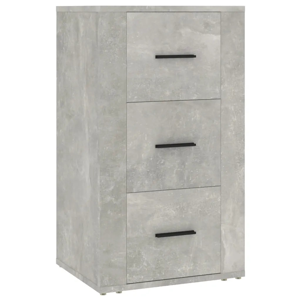 Credenza Grigio Cemento 40x33x70 cm in Legno Multistrato 819424