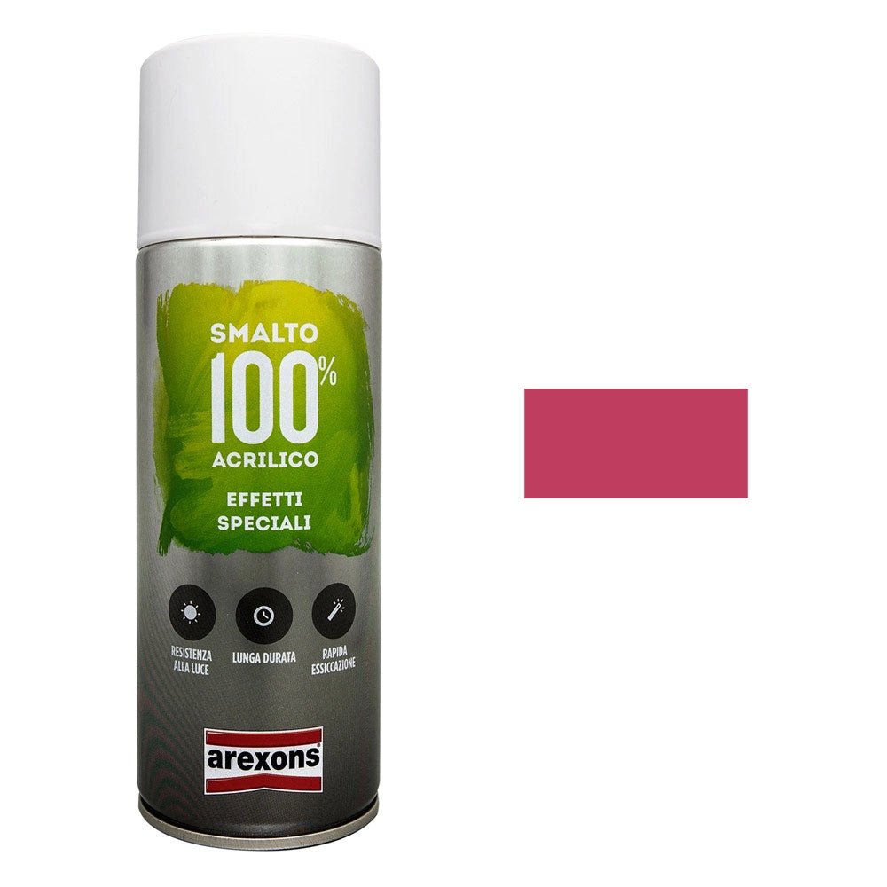 Smalto Spray Fluorescente Vernice Pittura 100% Acrilico Arexons Colore: Fucsia