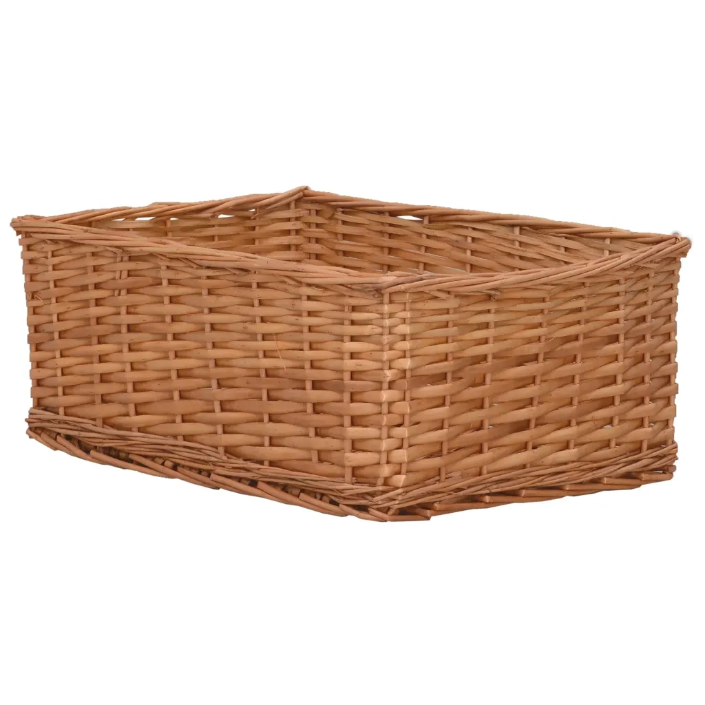 Set Cestini Impilabili 4 pz Marroni in Salice CFW5566625